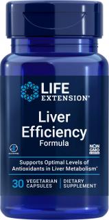 Life Extension Liver Efficiency Formula, Funkcia pečene, 30 rastlinných kapsúl