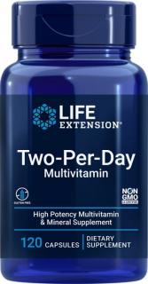 Life Extension Two Per Day Multivitamin, 120 kapsúl