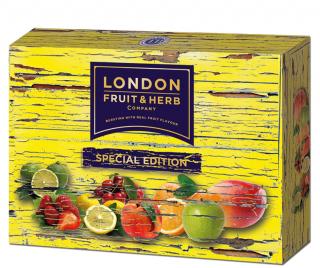 London Fruit & Herb Mix ovocných a zelených čajov - Špeciálna edícia, 30 vrecúšok, 6 druhov