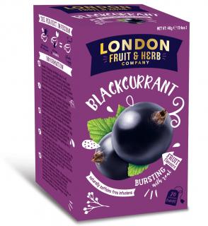 London Fruit & Herb Ovocný čaj s príchuťou Čiernych ríbezlí, 20 vrecúšok