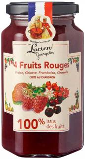 Lucien Georgelin Extra Džem, Červené plody, 100% obsah ovocia, 300 g