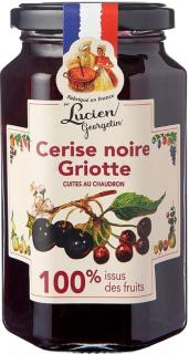 Lucien Georgelin Extra Džem, Čierne čerešne a višne, 100% obsah ovocia, 300 g