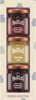 Mrs Bridges Sada džemov (Jahoda, Malina, Citrónový krém), 3x42 g