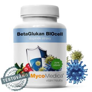 MycoMedica BetaGlukan BIOcell, 320 mg, 90 rastlinných kapsúl