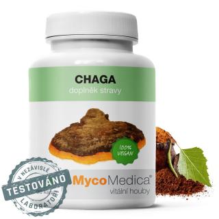 MycoMedica Chaga Extract, 500 mg, 90 rastlinných kapsúl