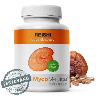 MycoMedica Reishi Extrakt, 500 mg, 90 rastlinných kapsúl