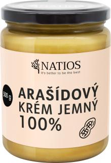 NATIOS Arašidové maslo, Jemné, 500 g