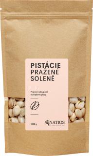 NATIOS Pistácie pražené nelúpané, Solené, 1000 g