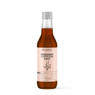 NATIOS Priedušky a prechladnutie sirup, 250 ml