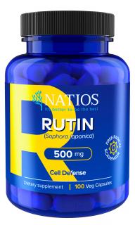 NATIOS Rutin, 500 mg, 100 vegánskych kapsúl