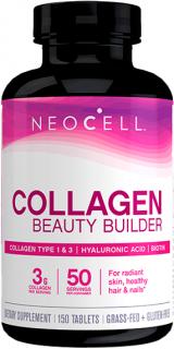 NeoCell Collagen Beauty Builder, Kolagen komplex, 150 tablet