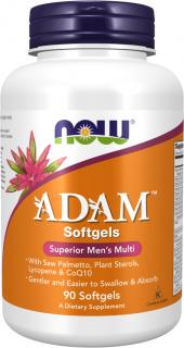 NOW FOODS Adam, Multivitamín pre mužov, 90 softgel kapsúl