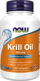 NOW FOODS Krill Oil Neptune (olej z krilu), 500 mg, 120 softgel kapsúl