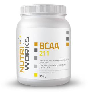 NUTRIWORKS BCAA 2:1:1, Pomaranč, 500 g