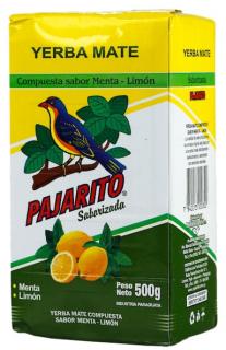 Pajarito Menta Limón yerba maté, Mäta a citrón, 500 g