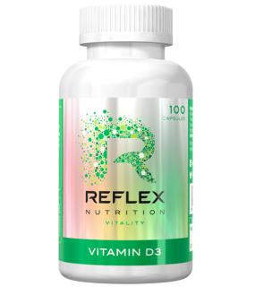 Reflex Vitamin D3, 2000 IU, 100 kapsúl