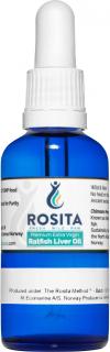 Rosita Extra Virgin Ratfish Liver Oil Liquid, Extra panenský olej z pečene chiméry, 50 ml