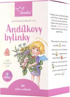 Serafin Anjelikove bylinky - Detský bylinný čaj porciovaný, 20 vrecúšok