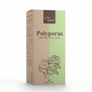 Serafin Polyporus so Skorocelom, 40 % polysacharidov, 90 kapsúl