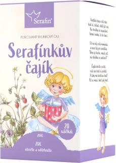 Serafin Serafínkov čajík - Detský bylinný čaj porciovaný, 20 sáčkov