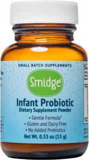 Smidge Infant Probiotic Powder, Probiotiká pre deti v prášku, 7 kmeňov, 15 g