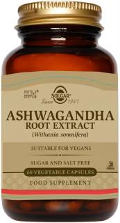 Solgar Ashwagandha Root Extract, 60 rastlinných kapsúl