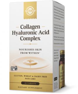 Solgar Collagen Hyaluronic Acid Complex, 30 tabliet