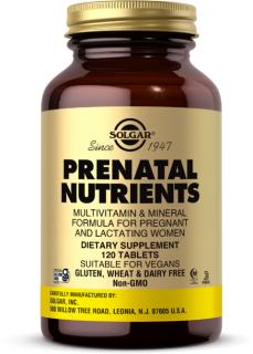 Solgar Prenatal Nutrients, Prenatálne živiny, 120 tabliet