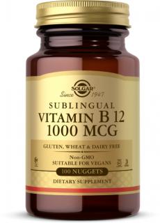 Solgar Vitamin B12, 1000 mcg, 100 tabliet