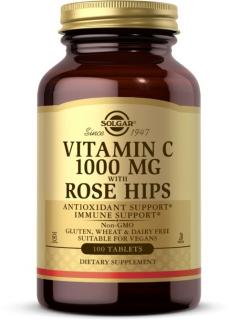 Solgar Vitamin C s růží šípkovou, 1000 mg, 100 tabliet