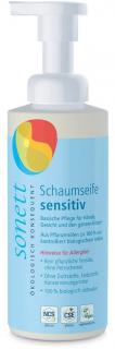 SONETT Penové mydlo Sensitive s dávkovačom, 200 ml