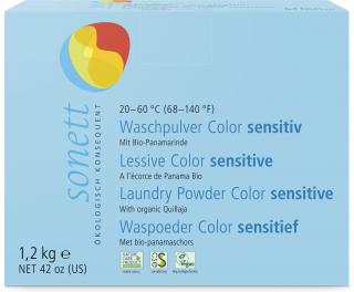 SONETT Prací prášok Color, na farebné oblečenie - Sensitive, 1,2 kg