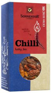 SONNENTOR Chilli BIO, celé struky, extra ostré, 25 g