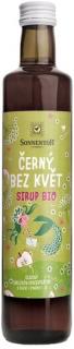 SONNENTOR Čierny bez kvet sirup BIO, bez pridaného cukru, 500 ml