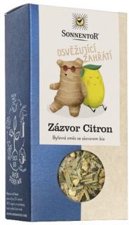 SONNENTOR Zázvor citrón BIO čaj, sypaný, 80g