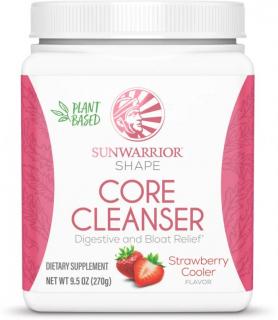 Sunwarrior Core Cleanser, Trávicí směs, Jahoda, 270 g