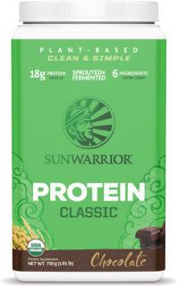 Sunwarrior Protein Classic, BIO Čokoládový, 750 g