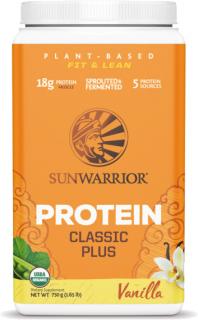 Sunwarrior Protein Classic Plus, BIO Vanilkový, 750 g