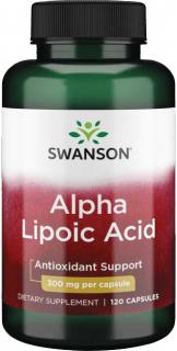 Swanson Alpha Lipoic Acid, 300 mg, 120 kapsúl
