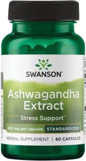 Swanson Ashwagandha Extract, 450 mg, 60 kapsúl