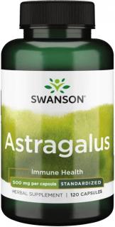 Swanson Astragalus Extract (Kozinec), 500 mg, 120 kapsúl