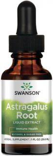 Swanson Astragalus Root Tekutý Extrakt (Kozinec), 29,6 ml, Bez alkoholu a cukru