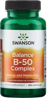 Swanson Balance B-50 Complex, 100 kapsúl