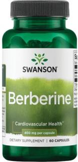 Swanson Berberine, 400 mg, 60 kapsúl