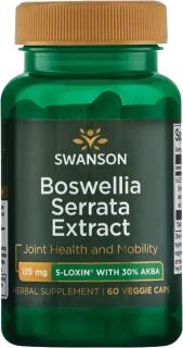 Swanson Boswellia Serrata Extract, 125 mg, 60 rastlinných kapsúl
