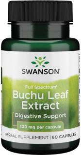 Swanson Buchu Leaf Extract, 100 mg, 60 kapsúl
