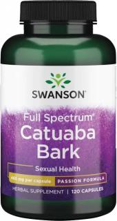Swanson Catuaba Bark, Kôra Catuaba, 465 mg, 120 kapsúl