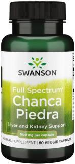 Swanson Chanca Piedra, 500 mg, 60 rastlinných kapsúl