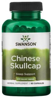 Swanson Chinese Skullcap, Šišiak bajkalský, 400 mg, 90 kapsúl