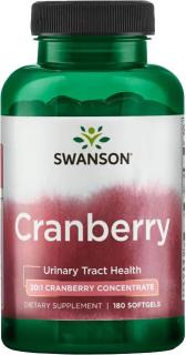 Swanson Cranberry, brusnice, 180 softgel kapsúl